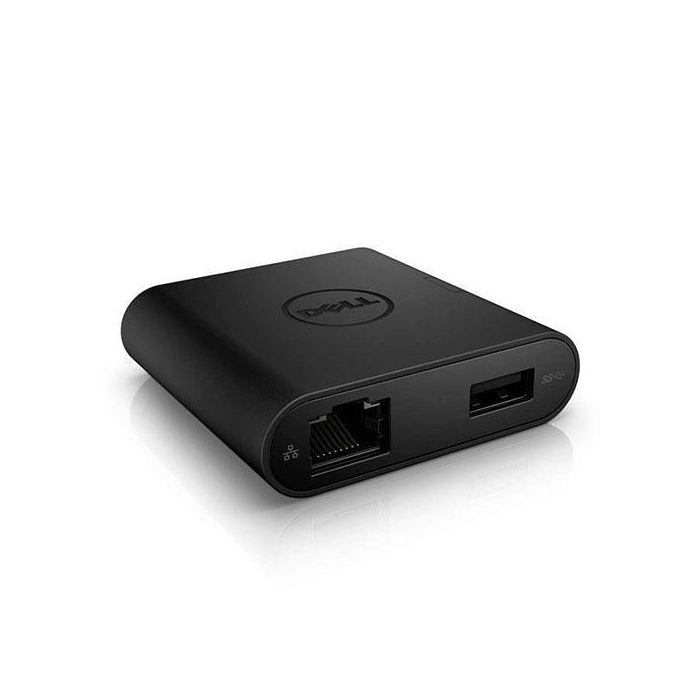 Dell EMEA Only, Adapter Connector DA200, Oxti Corporation, (USB-C to HDMI/VGA/Ethernet/USB 3.0, Replacing old P/N 6N8T2) 1