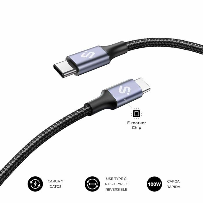 Cable HDMI Subblim SUBCAB-C10002 Negro 2 m 13