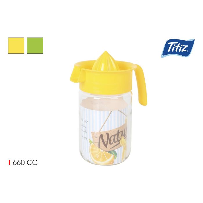 Exprimidor de limón 660 ml vidrio - Titiz (24 Unidades)