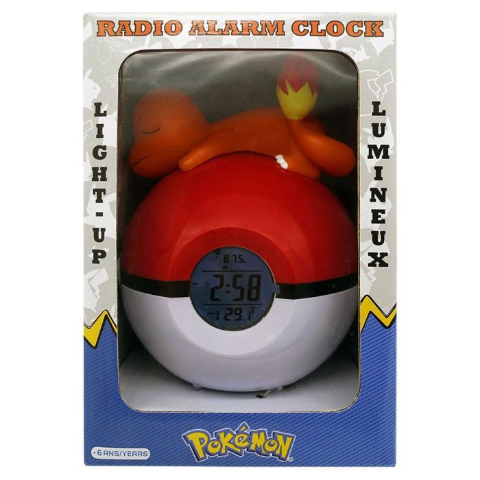 Lampara despertador Led Charmander Pokeball Pokemon 3 Lampara despertador Led Charmander Pokeball Pokemon 3