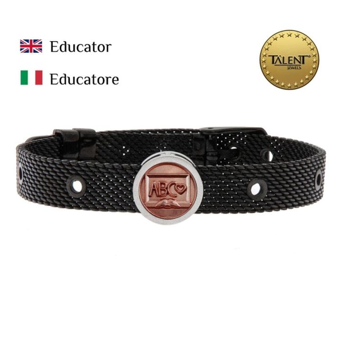 Pulsera Unisex Educator Talent Jewels TJA-2-06-02-2-235 Negro 1