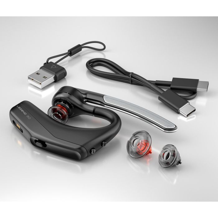 Auriculares Poly AV4P5AA#ABB Negro 0 Auriculares Poly AV4P5AA#ABB Negro 0