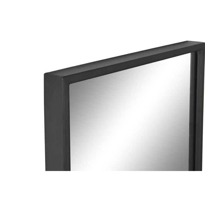 DKD Home Decor Espejo de Pared Loft Colección Anxi Recto Negro, Hierro y Cristal, 120 cm Alto x 35 cm Ancho (Pack de 2) 1