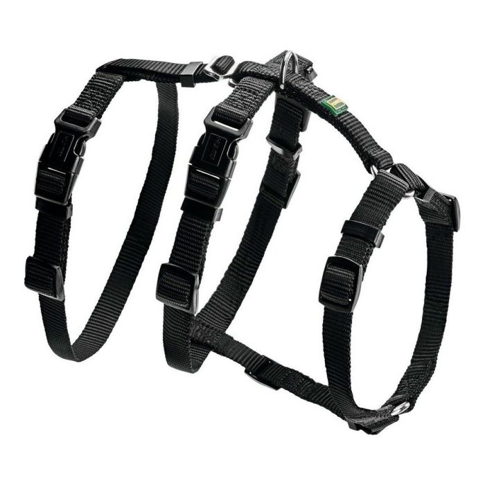 Hunter Arnés Seguridad Antipánico Vario Rapid "No Escape" con Correa Vientre Removible Nylon Pecho 48-70cm Cuello 36-51cm Negro 1 Hunter Arnés Seguridad Antipánico Vario Rapid "No Escape" con Correa Vientre Removible Nylon Pecho 48-70cm Cuello 36-51cm Negro 1