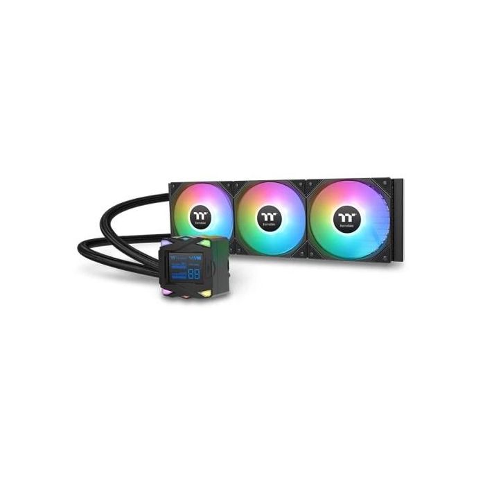 Thermaltake LA360-S ARGB Kit de refrigeración líquida para placa base, 12 cm, Negro 0 Thermaltake LA360-S ARGB Kit de refrigeración líquida para placa base, 12 cm, Negro 0