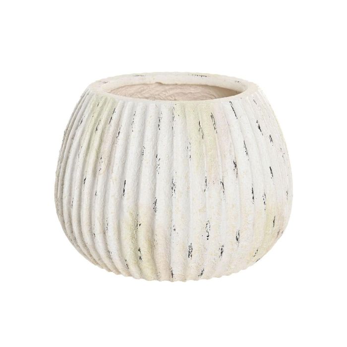 Jarron Romantico DKD Home Decor Blanco 36 x 26 x 36 cm Jarron Romantico DKD Home Decor Blanco 36 x 26 x 36 cm