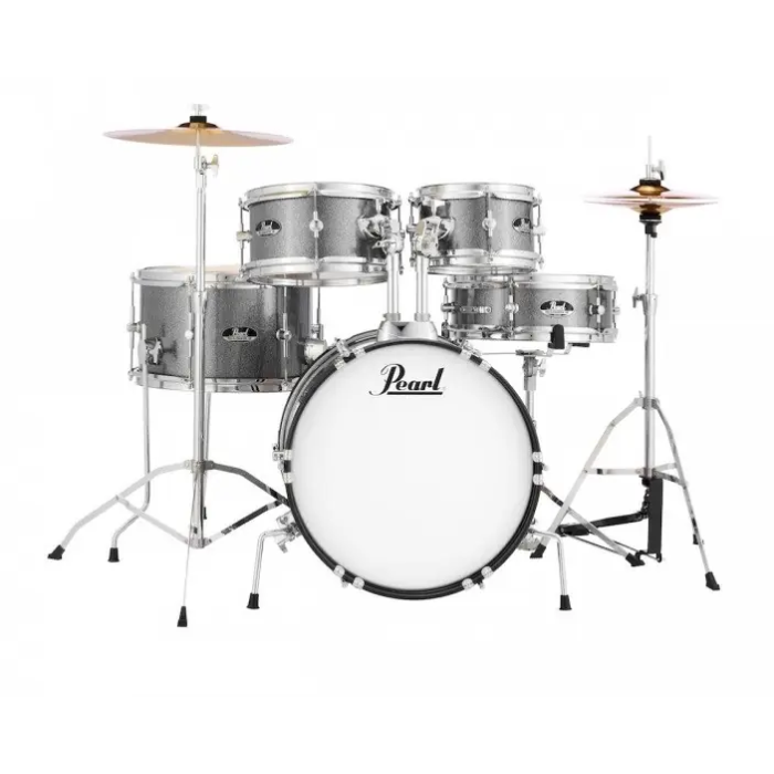 Pearl Batería Roadshow Junior Rsj 1610Bx/0805/10550/1308+1204 & Hw / Grindstone Sparkle Pearl Completa con Platillos Sabian Solar 1
