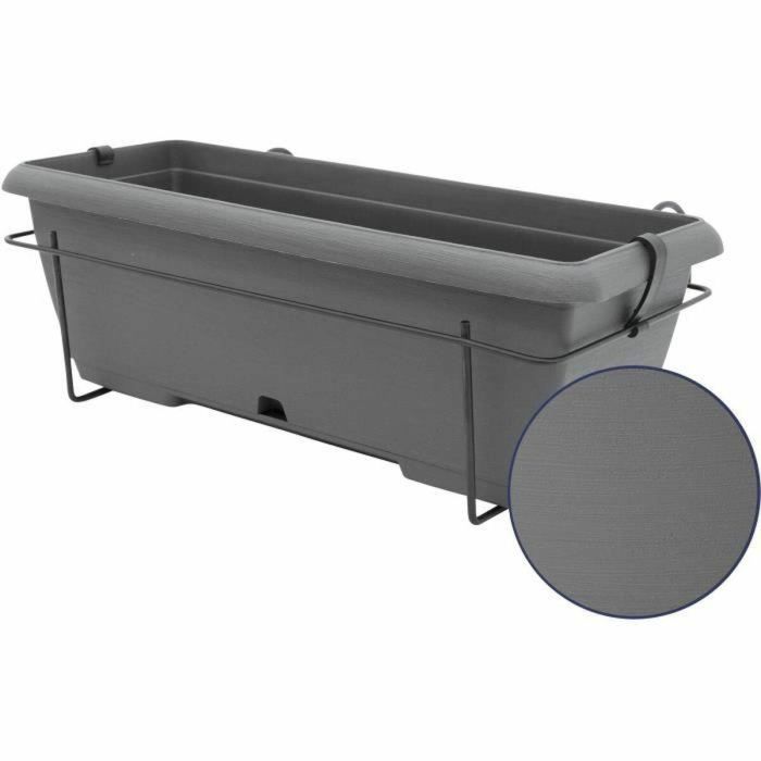 Garden Id 12228969 Macetero con Soporte Metálico y Bandeja Integrada Teramo Negro-anth 50 cm Efecto Piedra Reciclado/Reciclable 3 Garden Id 12228969 Macetero con Soporte Metálico y Bandeja Integrada Teramo Negro-anth 50 cm Efecto Piedra Reciclado/Reciclable 3