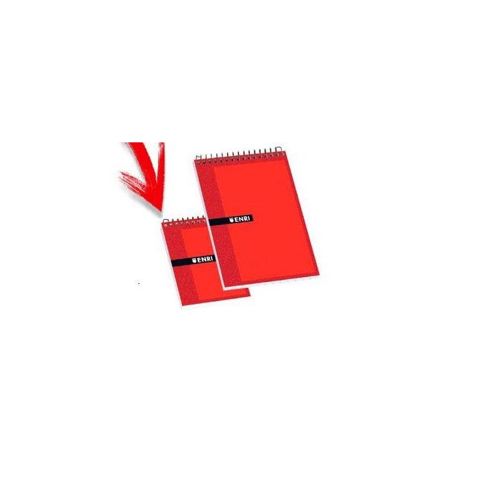 Bloc Enri Tapa Dura 16º 80H Cuadric.4X4 Apdo.Rojo (Set de 80)