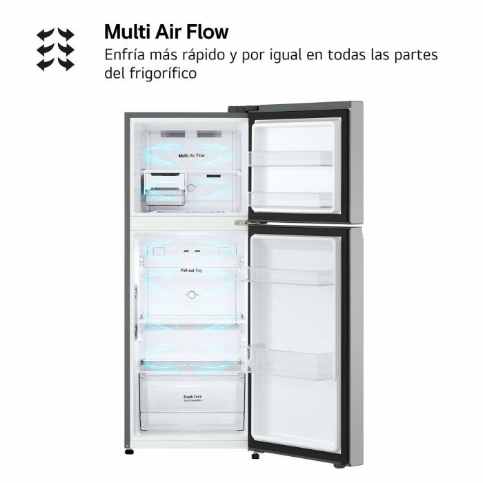 Frigorífico combinado LG GTBV22PYGKD 145 Acero 15