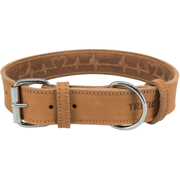 Collar para Perro Trixie Heartbeat Marrón L/XL 55-65 cm