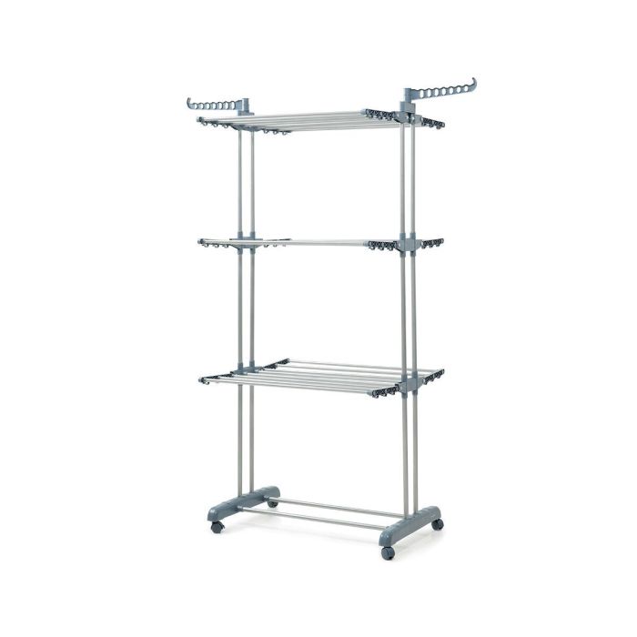 Tendedero Plegable Vertical con Ruedas Dolver InnovaGoods 24 Barras 3 Tendedero Plegable Vertical con Ruedas Dolver InnovaGoods 24 Barras 3