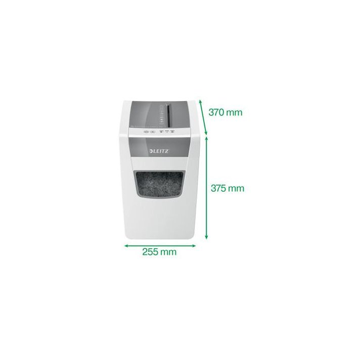 Destructora De Documentos Leitz Iq Slim Home Office 150 Capacidad De Corte 10 Hojas Destruye Grapas Y Clips 7