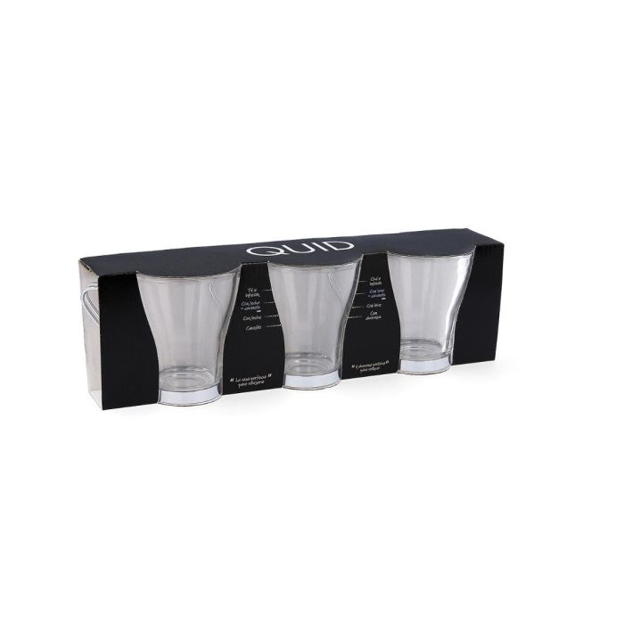 Set 3 Tazas Vidrio Supreme Quid 25 cL 2 Set 3 Tazas Vidrio Supreme Quid 25 cL 2