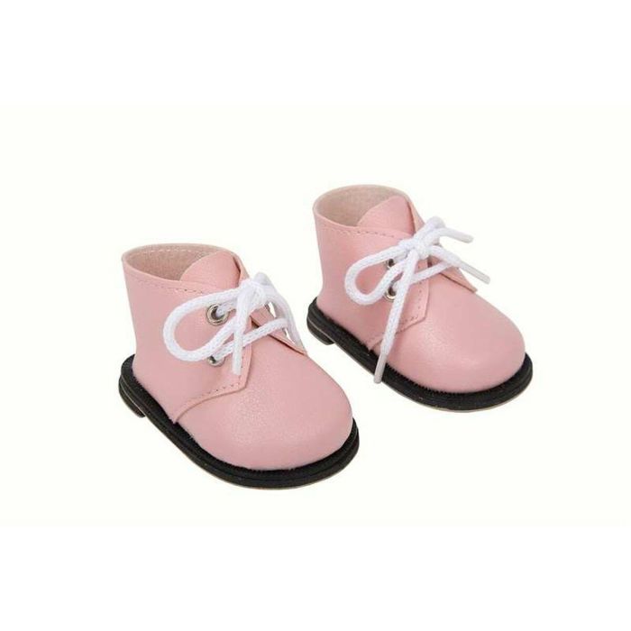 Set botas rosa para muñecos de 40 cm