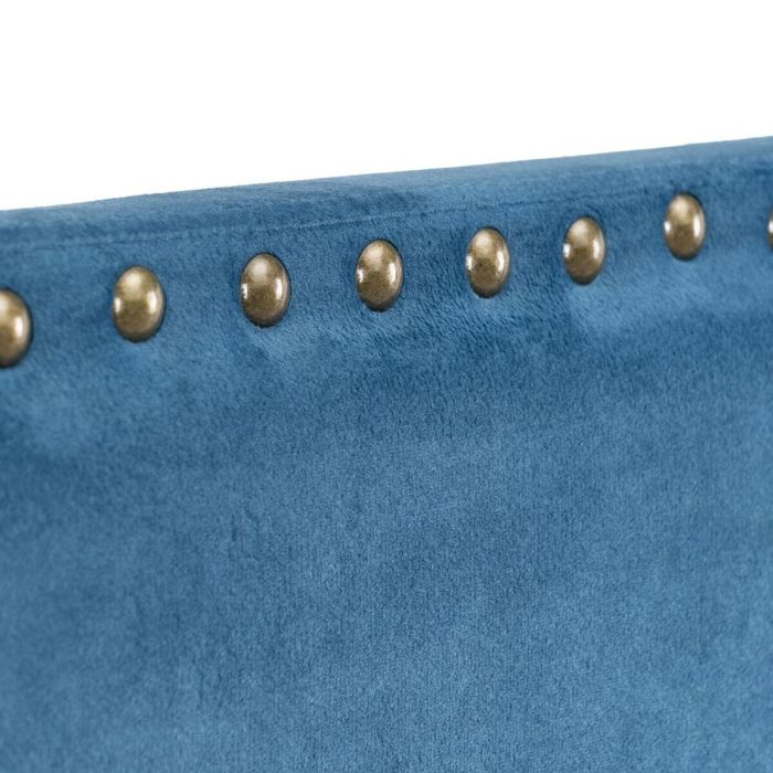 Cabecero de Cama 160 x 6 x 60 cm Tejido Sintético Azul 5