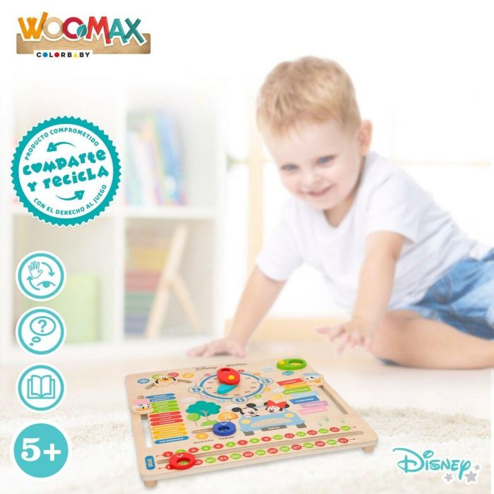 Juego Educativo Disney Calendario 30 x 3,5 x 30 cm (6 Unidades) 2