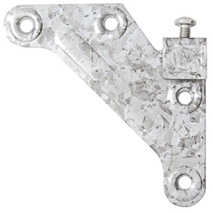 Herrajes Alk Colgador Escuadra Galvanizado con Tornillo Izquierdo