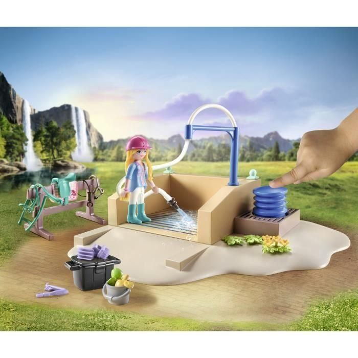 Playmobil PL71354 Lavadero Isabella y Leona - Caballos de la Cascada - Juguete para niños +5 años 2