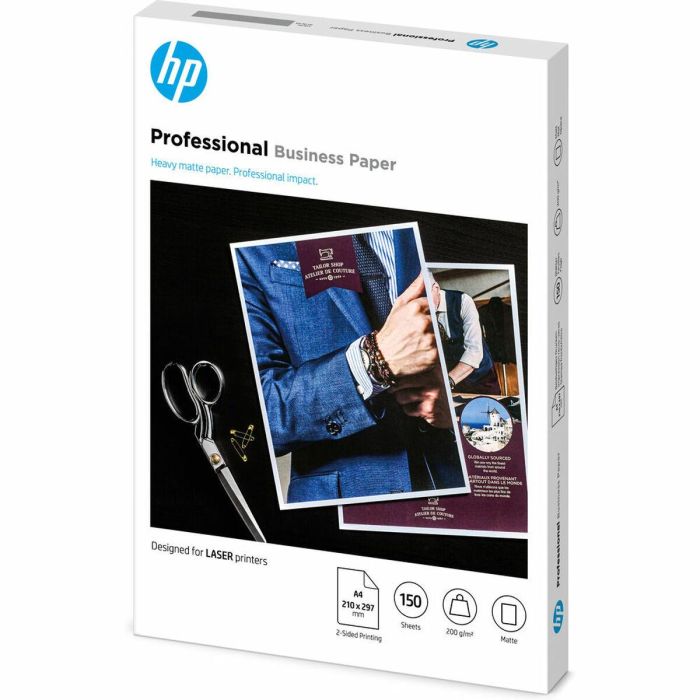 HP Papel profesional mate A4 200g 150hojas 1
