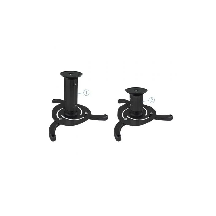 Tooq Soporte Techo Proyector PJ1010TN-B Inclinable Giratorio hasta 10kg Negro 4