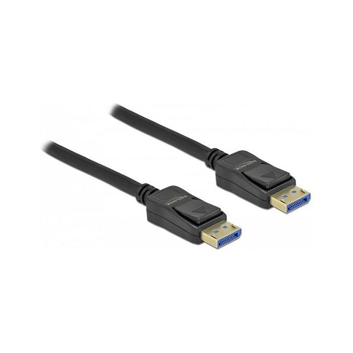 DeLOCK Cable DisplayPort 2.0 10K 60Hz 54Gbps 3m Negro DeLOCK Cable DisplayPort 2.0 10K 60Hz 54Gbps 3m Negro