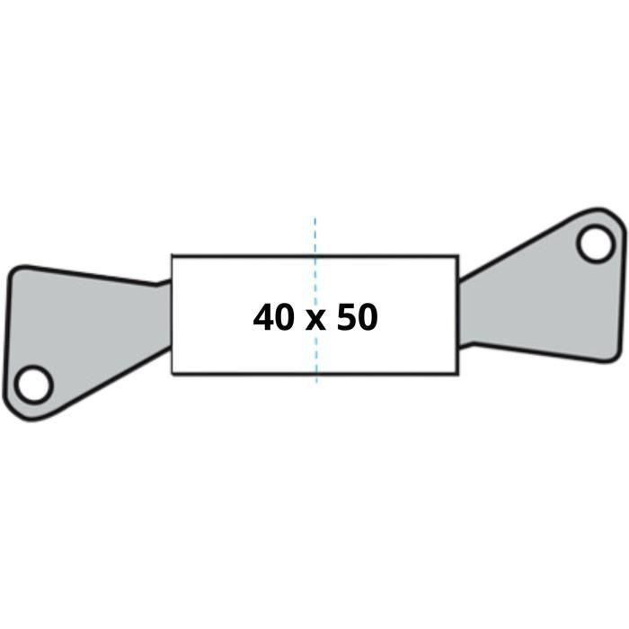 Yale Cilindro de Cierre para Puerta Exterior 40x50 mm - Sistema 5 Pines, Incluye 3 Llaves - Protección Antirrobo Serie 500+ 2