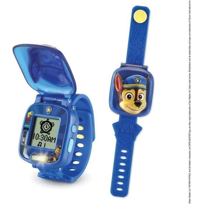 VTech Paw Patrol - Reloj Interactivo Chase Parlante con Pantalla Animada para Jugar y Aprender 0 VTech Paw Patrol - Reloj Interactivo Chase Parlante con Pantalla Animada para Jugar y Aprender 0