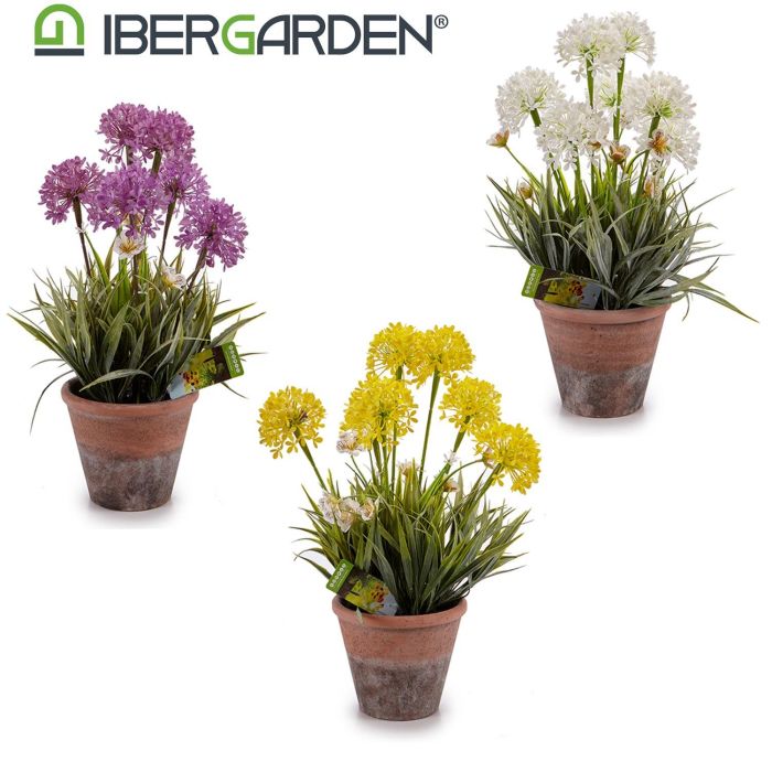 Flor Artifificial Tallos Maceta Cemento Surtidos Ibergarden 24X43CM (8 Unidades) 2 Flor Artifificial Tallos Maceta Cemento Surtidos Ibergarden 24X43CM (8 Unidades) 2