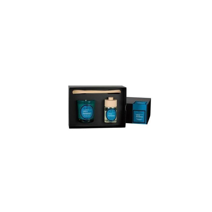 Setperf7 Vela+Mikado Lime-Peppermint 23X16,6X8,3Cm Setperf7 Vela+Mikado Lime-Peppermint 23X16,6X8,3Cm
