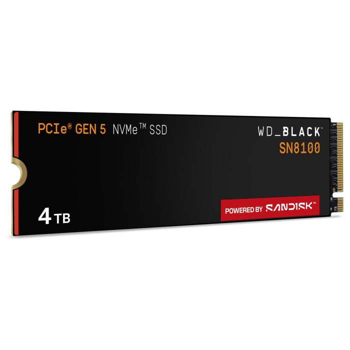 WD Black SN8100 NVMe PCIe 5.0 M.2 SSD 4TB para PC/Portátil