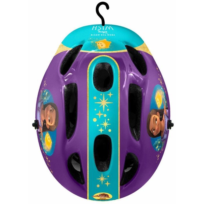 Disney DIS3496274671003 Casco Deportivo Infantil Wish Talla S Ajustable 53-56cm con Ventilación y Espuma Interna Confort 1