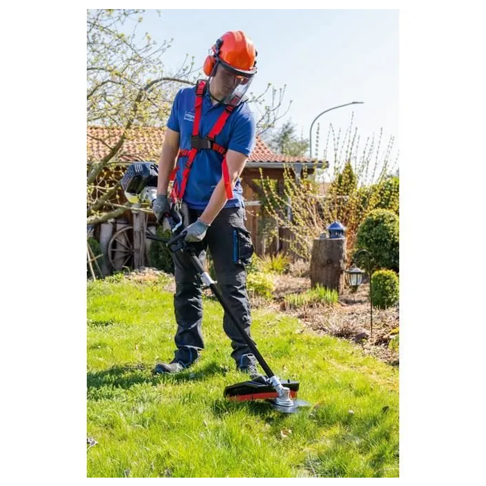 Scheppach Desbrozadora de Gasolina 52CC 4 en 1 (Desbrozadora, Podadora, Cortasetos, Bordeadora) 1