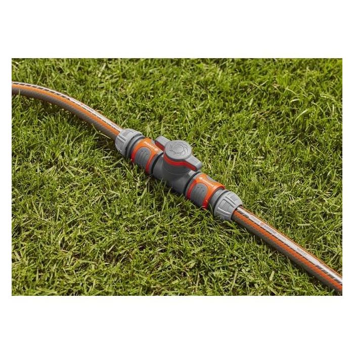 Gardena Válvula de Regulación con Acoplamiento, Plástico Gris/Naranja, para Sistema de Riego por Goteo, Macho/Macho 3 Gardena Válvula de Regulación con Acoplamiento, Plástico Gris/Naranja, para Sistema de Riego por Goteo, Macho/Macho 3