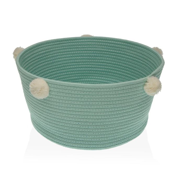 Cesto Redondo Mint Pompones Versa 18CM (2 Unidades) Cesto Redondo Mint Pompones Versa 18CM (2 Unidades)