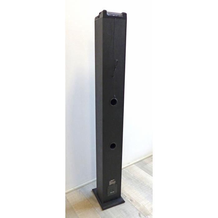 Torre de sonido Bluetooth - INOVALLEY - HP58BTH - 60W - Bluetooth V4.1 - Luces - FM - AUX-IN - Soporte extraíble - Mando a distancia incluido 2 Torre de sonido Bluetooth - INOVALLEY - HP58BTH - 60W - Bluetooth V4.1 - Luces - FM - AUX-IN - Soporte extraíble - Mando a distancia incluido 2