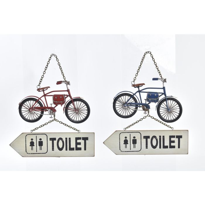 Decoracion Pared DKD Home Decor Azul Rojo 27 x 4 x 25 cm (2 Unidades) Decoracion Pared DKD Home Decor Azul Rojo 27 x 4 x 25 cm (2 Unidades)