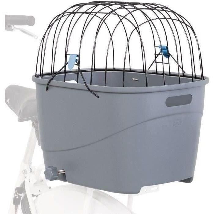 Trixie Portaequipajes para perro de plástico y metal Gris - 36 x 47 x 46 cm Trixie Portaequipajes para perro de plástico y metal Gris - 36 x 47 x 46 cm