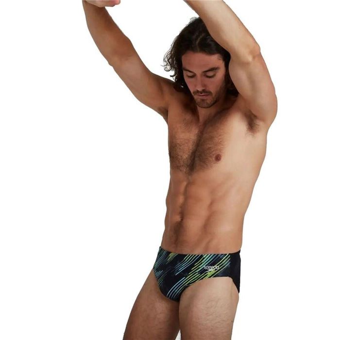 Bañador Hombre Speedo Allover 7cm Brief Negro 30 5 Bañador Hombre Speedo Allover 7cm Brief Negro 30 5