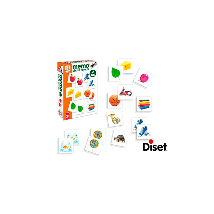 Diset Juego didactico Memo Photo Objetcs 0 Diset Juego didactico Memo Photo Objetcs 0
