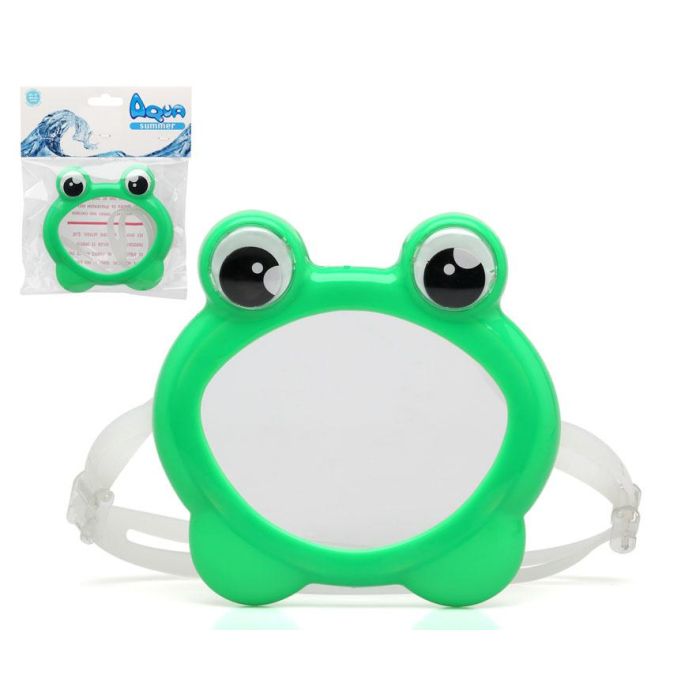 Gafas de buceo rana verde para niño