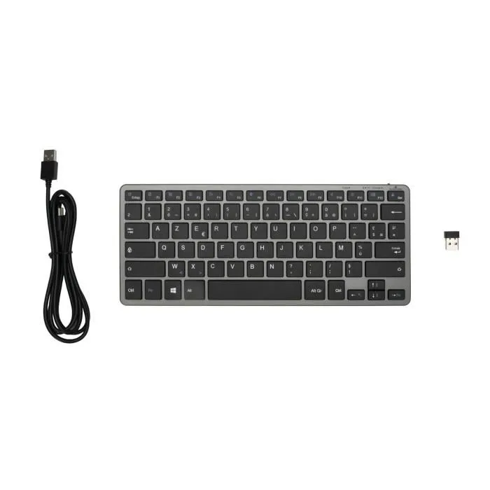 Bluestork Teclado TKL Bluetooth + 2.4Ghz PC - Gris y Negro BLU3760162067750 1