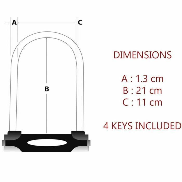 Candado de llave Master Lock Rojo 1 Candado de llave Master Lock Rojo 1