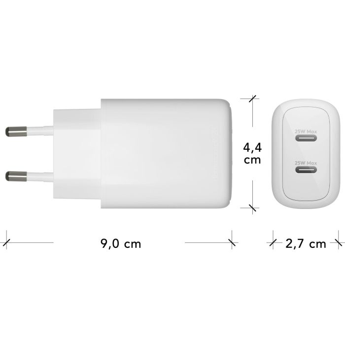 dbramante WALL CHARGER - 2X USB-C 25W EU 4 dbramante WALL CHARGER - 2X USB-C 25W EU 4
