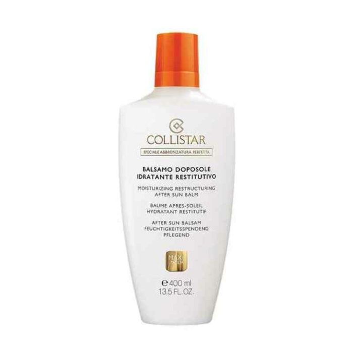 Collistar Bálsamo Aftersun Hidratante Restaurador Corporal 400 ml. Para Todo Tipo de Pieles, Calma, Nutre y Suaviza la Piel Tras la Exposición Solar. Collistar Bálsamo Aftersun Hidratante Restaurador Corporal 400 ml. Para Todo Tipo de Pieles, Calma, Nutre y Suaviza la Piel Tras la Exposición Solar.