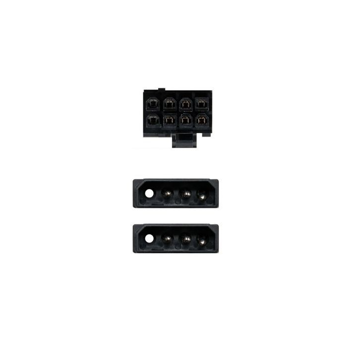 Nanocable 10.19.1201 Cable Alimentación Tarjeta Gráfica PCI-e 6+2 PIN (8 Pin) a 2x Molex Macho 20cm 1 Nanocable 10.19.1201 Cable Alimentación Tarjeta Gráfica PCI-e 6+2 PIN (8 Pin) a 2x Molex Macho 20cm 1