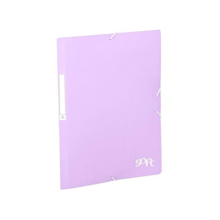 Carchivo Carpeta Solapas Folio C-Gomas Pp Soft Malva Pastel Carchivo Carpeta Solapas Folio C-Gomas Pp Soft Malva Pastel