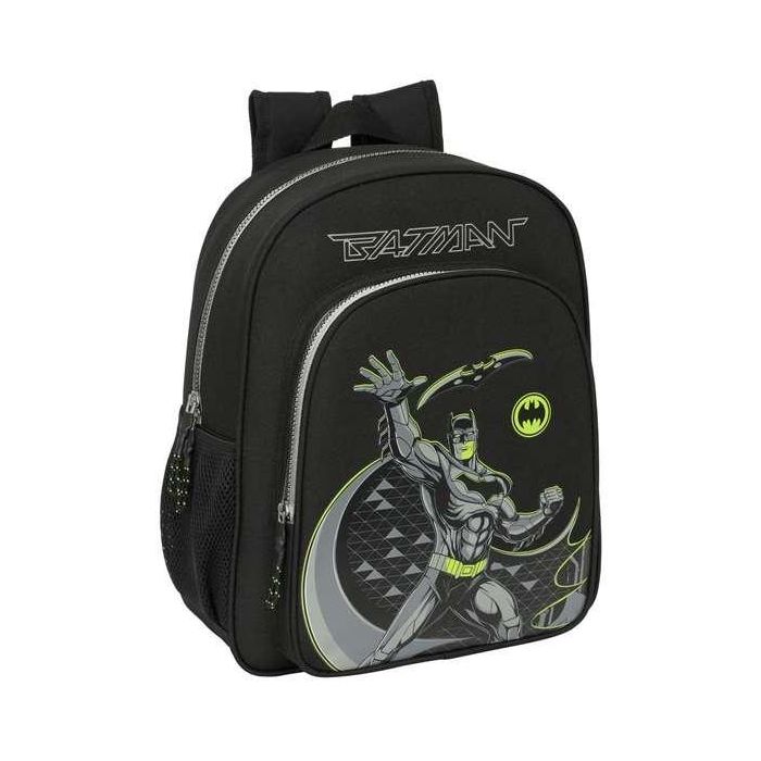 Mochila Escolar Batman Game over Negro 32 x 38 x 12 cm