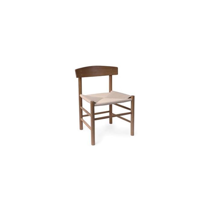DKD Home Decor Silla Horeca Marron de Olmo y Fibra 76 cm Alto, 48 cm Ancho, 40 cm Profundidad, Asiento 45 cm