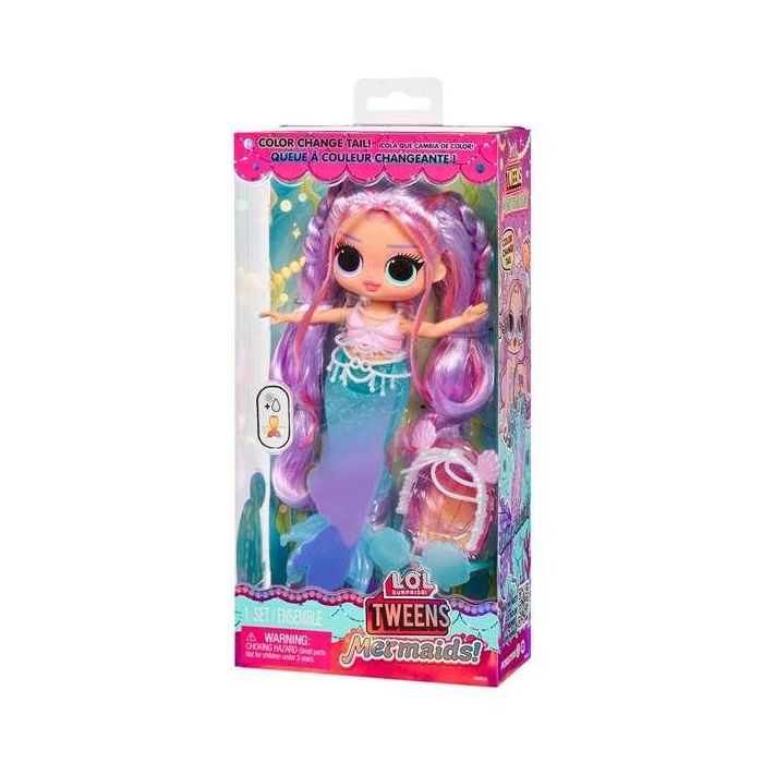 Muñeca l.o.l. surprise tween sirena - lana marine. su cola cambia de color 25,4x12,7x6,35 cm 1 Muñeca l.o.l. surprise tween sirena - lana marine. su cola cambia de color 25,4x12,7x6,35 cm 1
